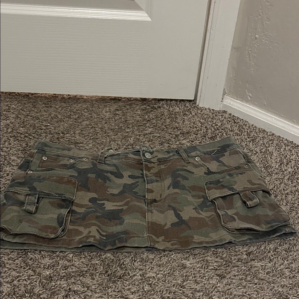 J for Justify Camouflage Mini Skirt